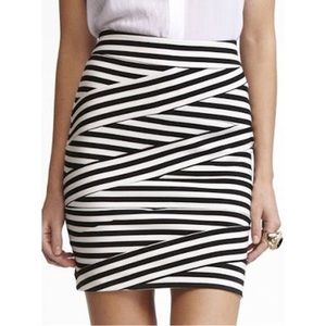3/$20 Express Striped Skirt